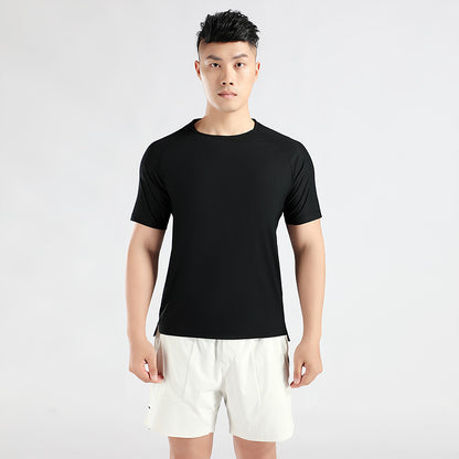 Sports Men's Fitness Short-sleeved