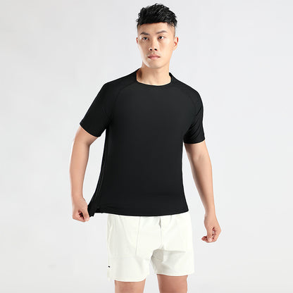 Sports Men's Fitness Short-sleeved