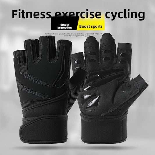 Non-Slip Fitness Training Gloves with Wrist Support